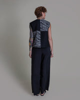 Noma Vest in Vintage Japanese Silk with Cotton TwillNoma Vests