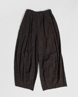 Arai Pant in Japanese Blistered Black Cotton