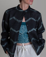 Obi Bandeau in Teal Vintage Japanese SilkBandeaus