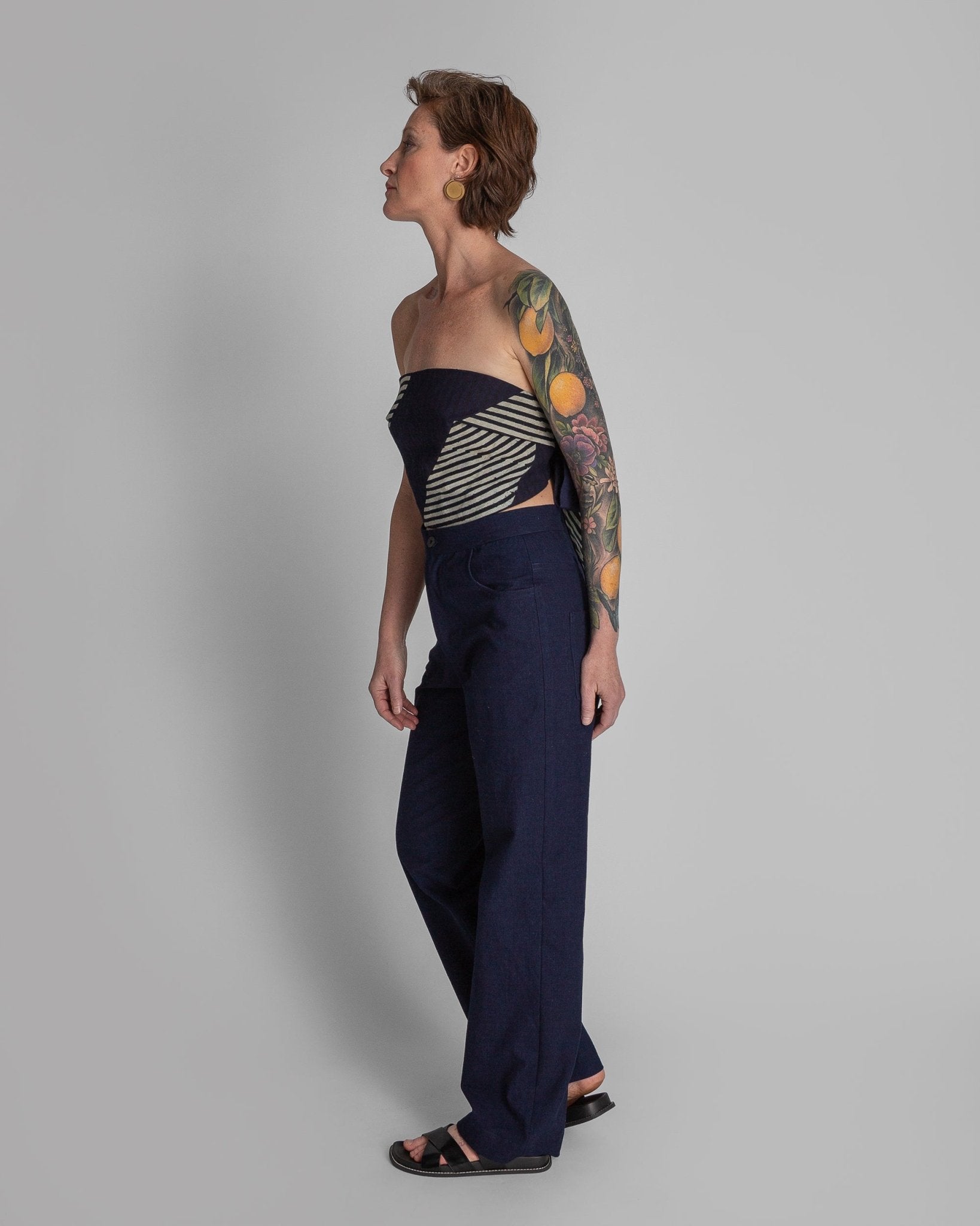 Obi Bandeau in Vintage Japanese StripeBandeaus