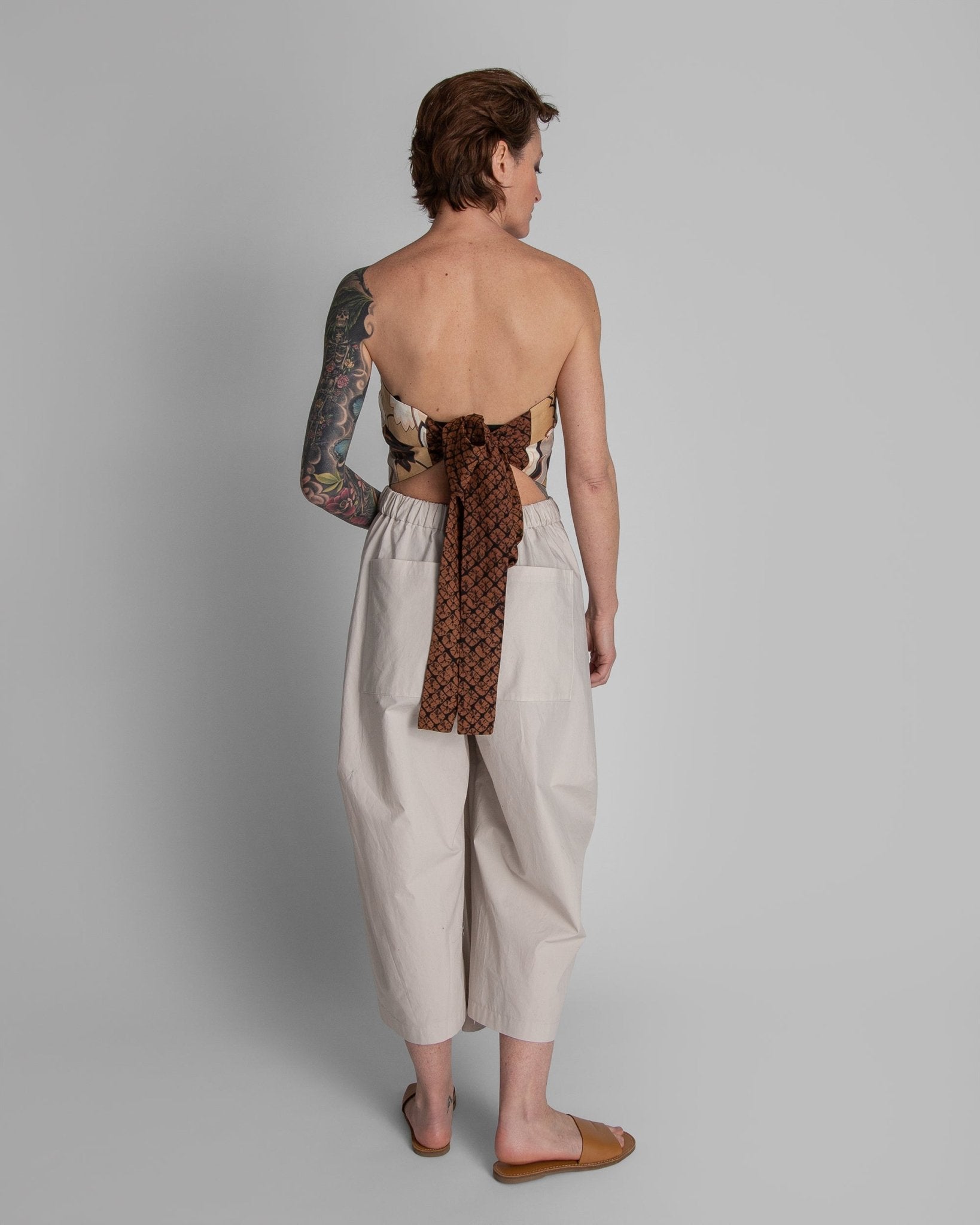 Obi Bandeau in Vintage Japanese Tie - Dyed SilkBandeaus