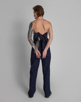 Obi Bandeau in Vintage Japanese Stripe