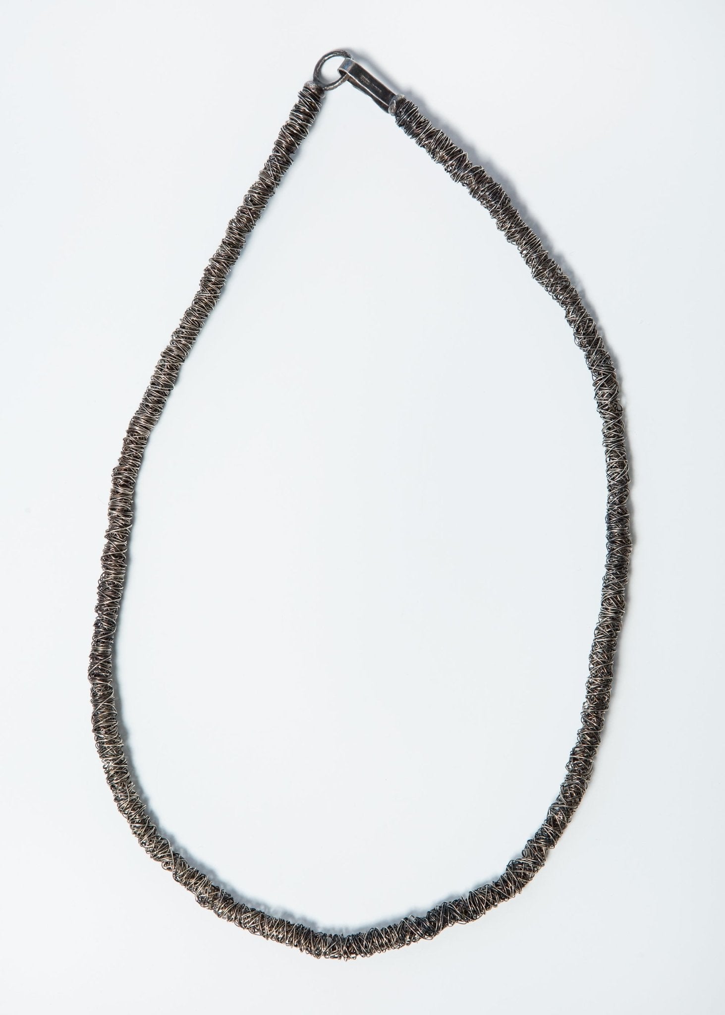 Oxidized Silver Necklace