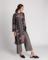Panel Pant in Taupe Wool PinstripePanel Pants