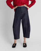 Paris Pant in Blue-Black Cotton DenimParis Pants