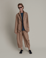 Paris Pant in Khaki Cotton PoplinParis Pants