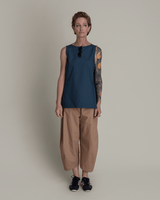 Paris Pant in Khaki Cotton PoplinParis Pants