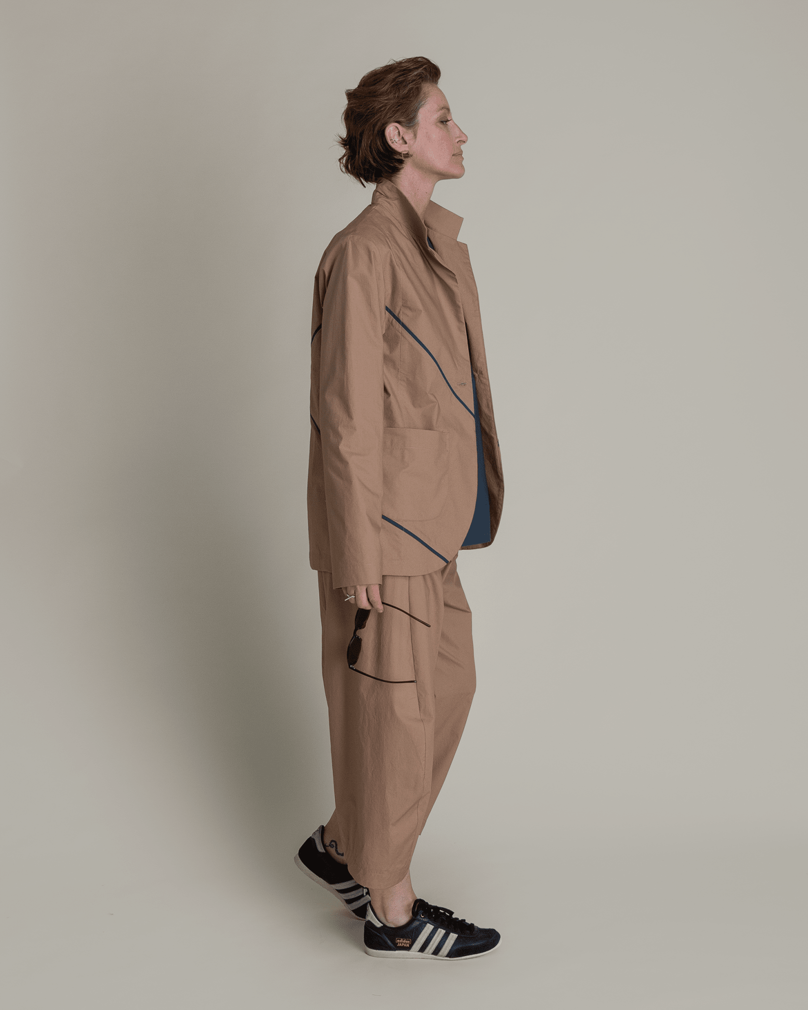 Paris Pant in Khaki Cotton PoplinParis Pants