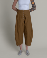 Paris Pant in Tobacco Cotton PoplinParis Pants