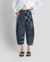 Paris Pant in Vintage Japanese Indigo Cotton Ikat MixParis Pants