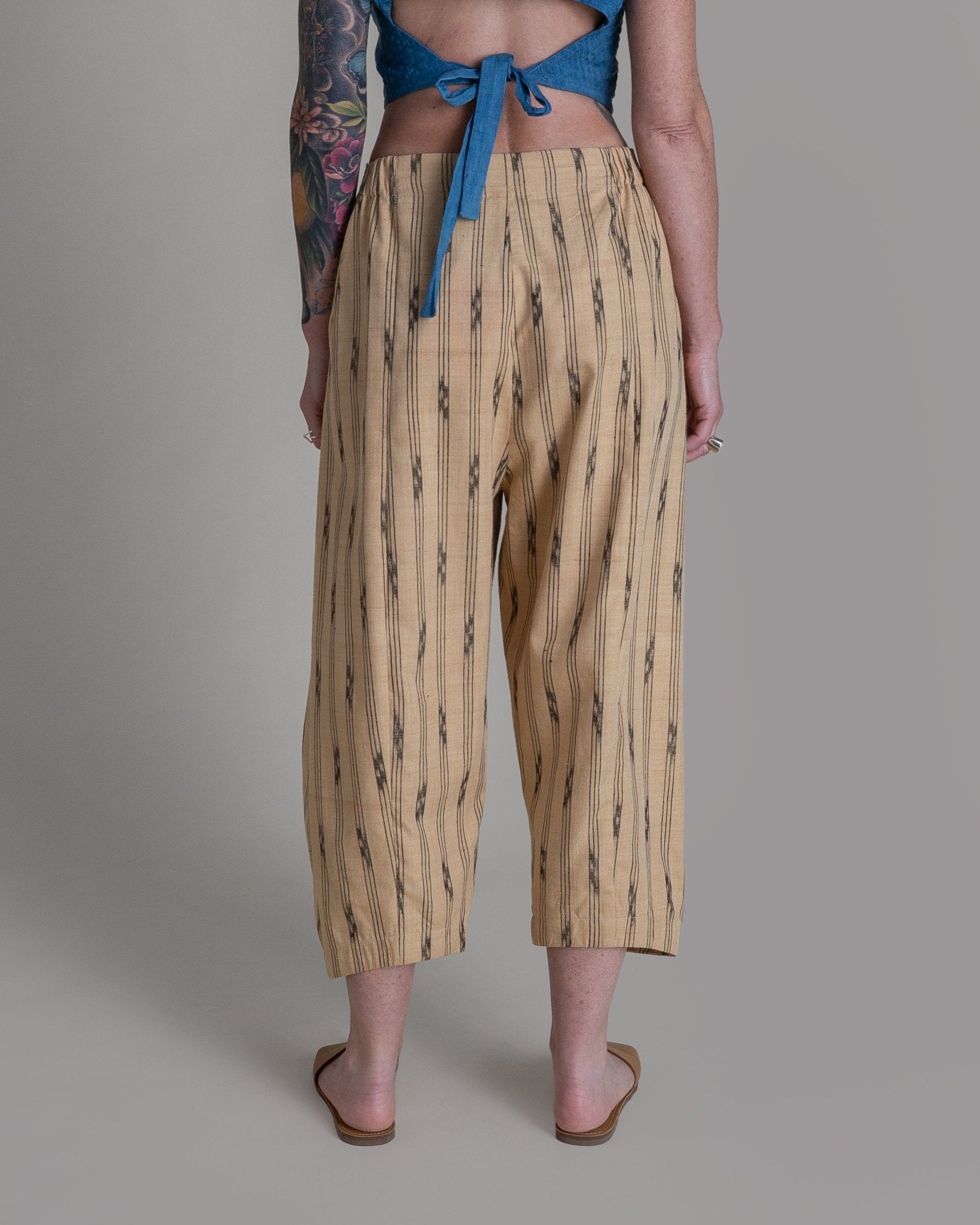 Paris Pant in Vintage Japanese Silk IkatParis Pants