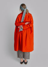 Persimmon Poplin Easy Trench
