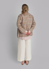 PJ Pant in Ivory Linen