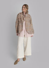 PJ Pant in Ivory Linen