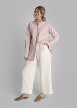 PJ Pant in Ivory Linen