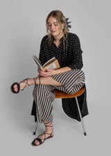 PJ Pant in Vintage Japanese Striped Silk