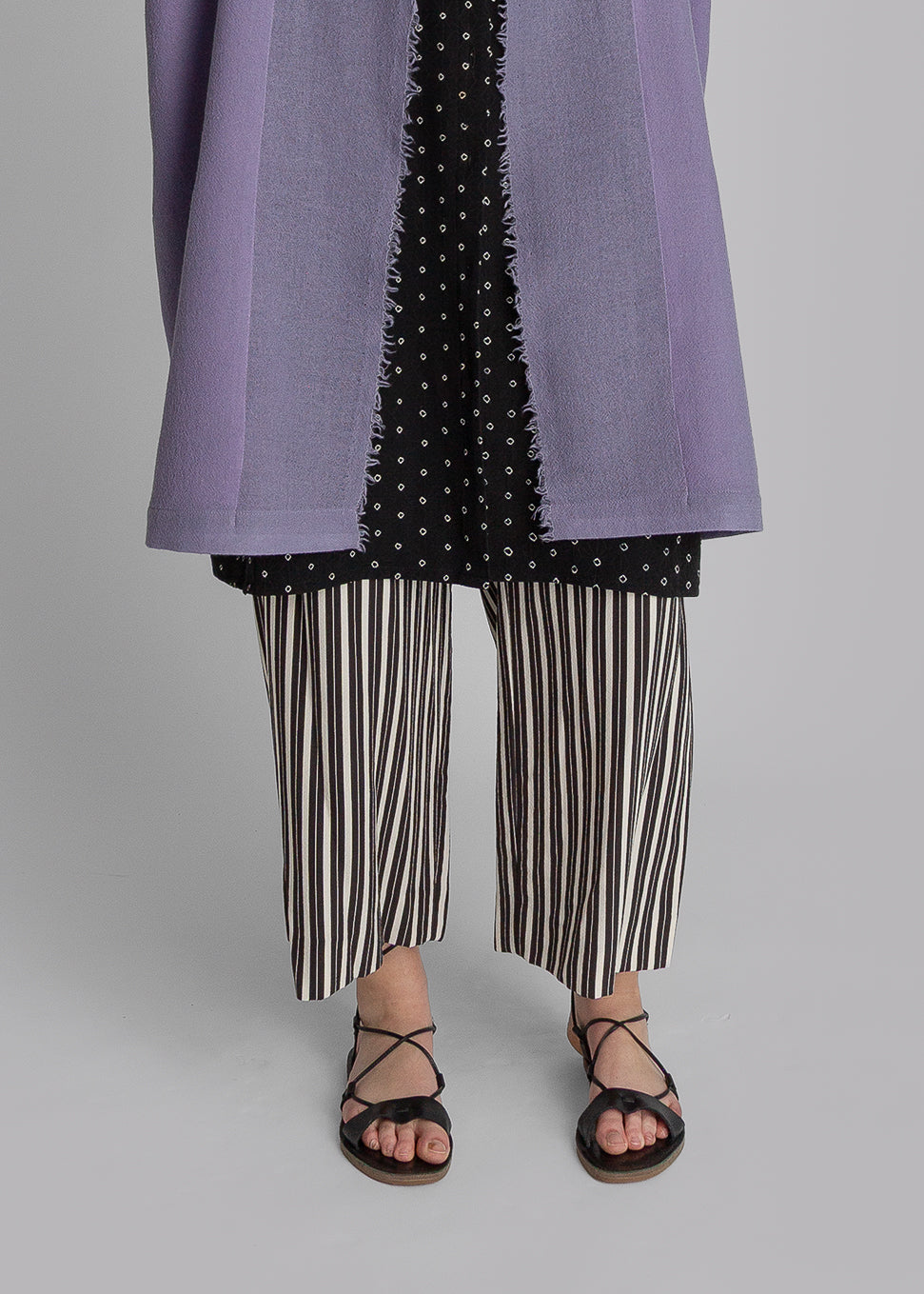 PJ Pant in Vintage Japanese Striped Silk