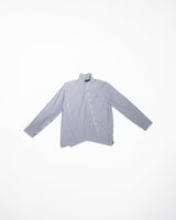Points Shirt in Blue Striped CottonPoints Shirt