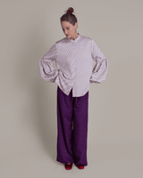 Pouf Sleeve Blouse Vintage Japanese Silk Lilac ShiobriPersonalise your own text here