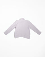 Points Shirt in Lavender Striped Cotton