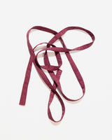 Skinny Ribbon Tie in Vintage Japanese Dusty Rose Silk No.109