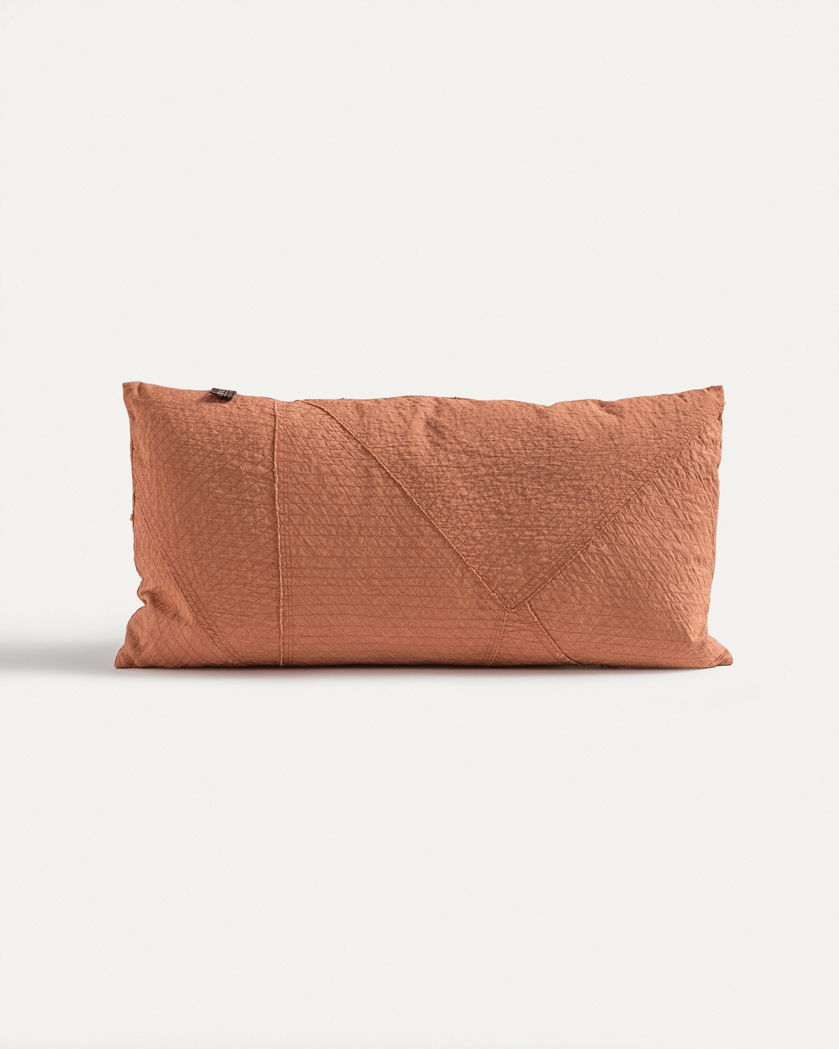 Rectangular Pillow in Vintage Japanese Linen No. 211Rectangle Throw Pillows