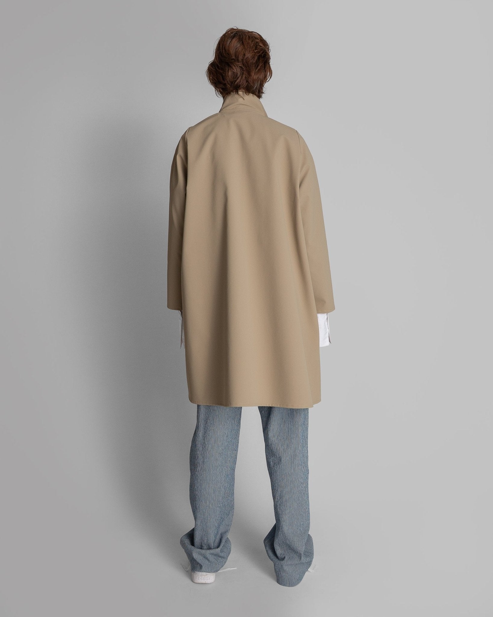 Reed Topper in Beige Water Repellent Coated CottonReed Toppers