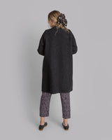 Reed Topper in Charcoal Waffle Weave Wool