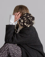 Reed Topper in Charcoal Waffle Weave Wool