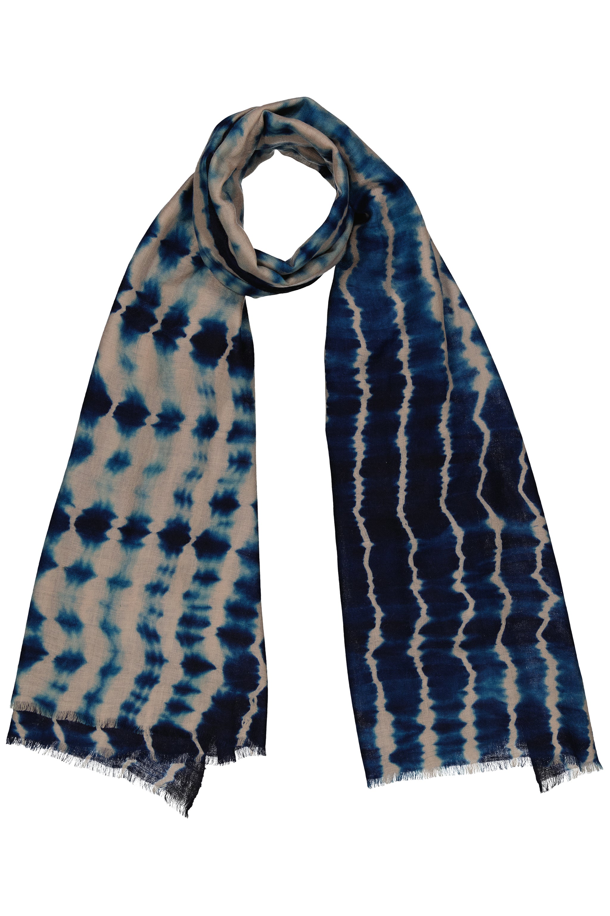 Rive Shibori Cashmere Shawl