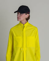 Sally Shirt in Electric Yellow Cotton PoplinSally Shirt