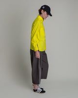 Sally Shirt in Electric Yellow Cotton PoplinSally Shirt