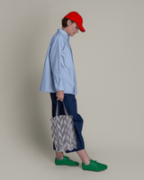 Sally Shirt in Light Blue Cotton PoplinSally Shirt