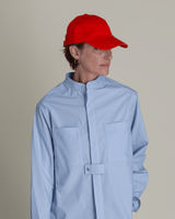 Sally Shirt in Light Blue Cotton PoplinSally Shirt