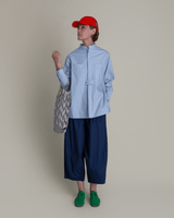 Sally Shirt in Light Blue Cotton PoplinSally Shirt