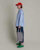 Sally Shirt in Light Blue Cotton PoplinSally Shirt