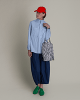 Sally Shirt in Light Blue Cotton PoplinSally Shirt
