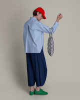 Sally Shirt in Light Blue Cotton PoplinSally Shirt