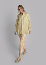 Sally Shirt in Vintage Japanese Silk Tie Dye