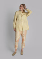 Sally Shirt in Vintage Japanese Silk Tie Dye