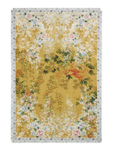 Scarf in Yellow Ochre Floral