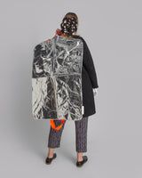 Silver Paper Garment Bag
