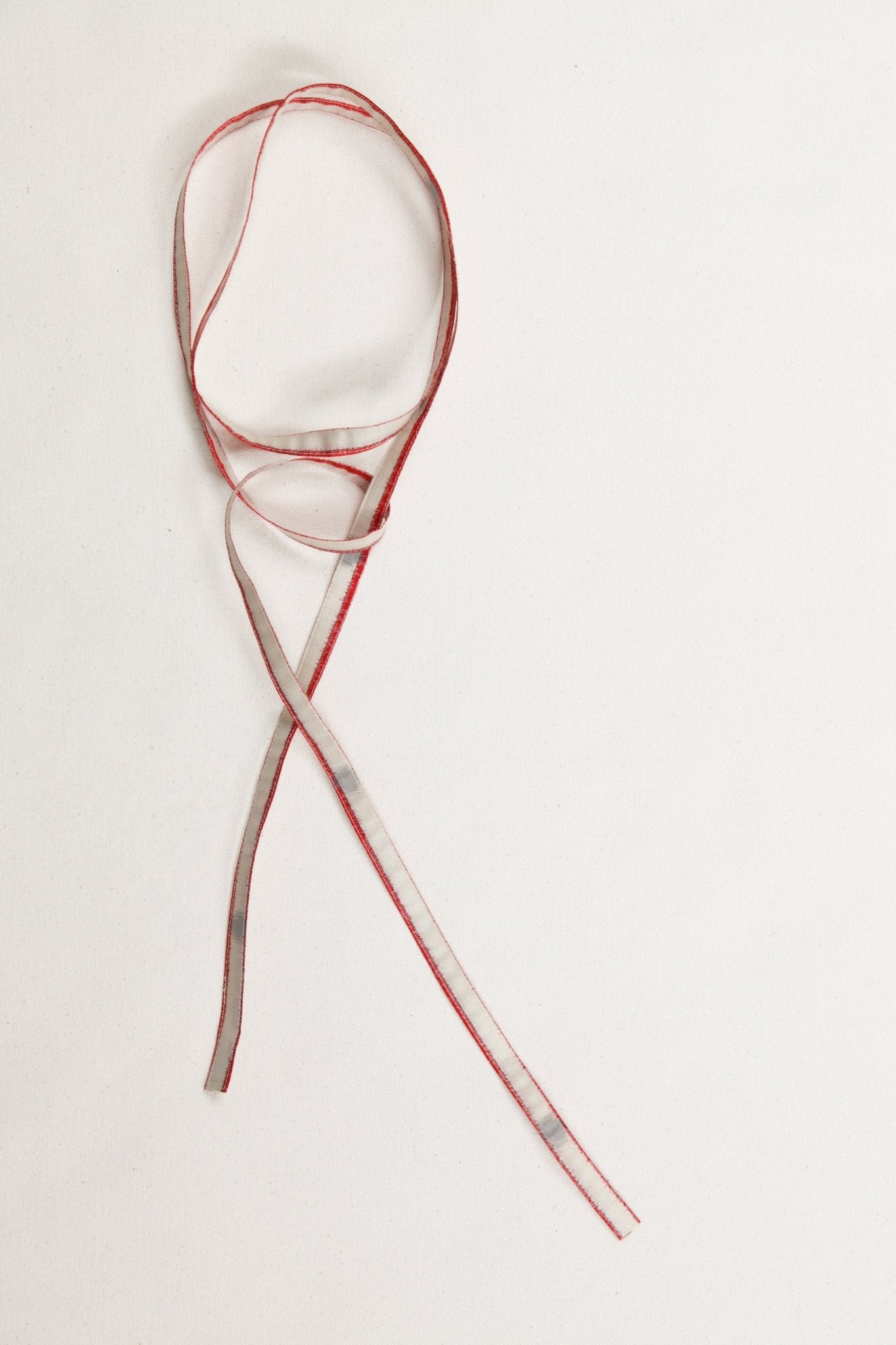 Skinny Ribbon Tie in Vintage Japanese Silk No. 81