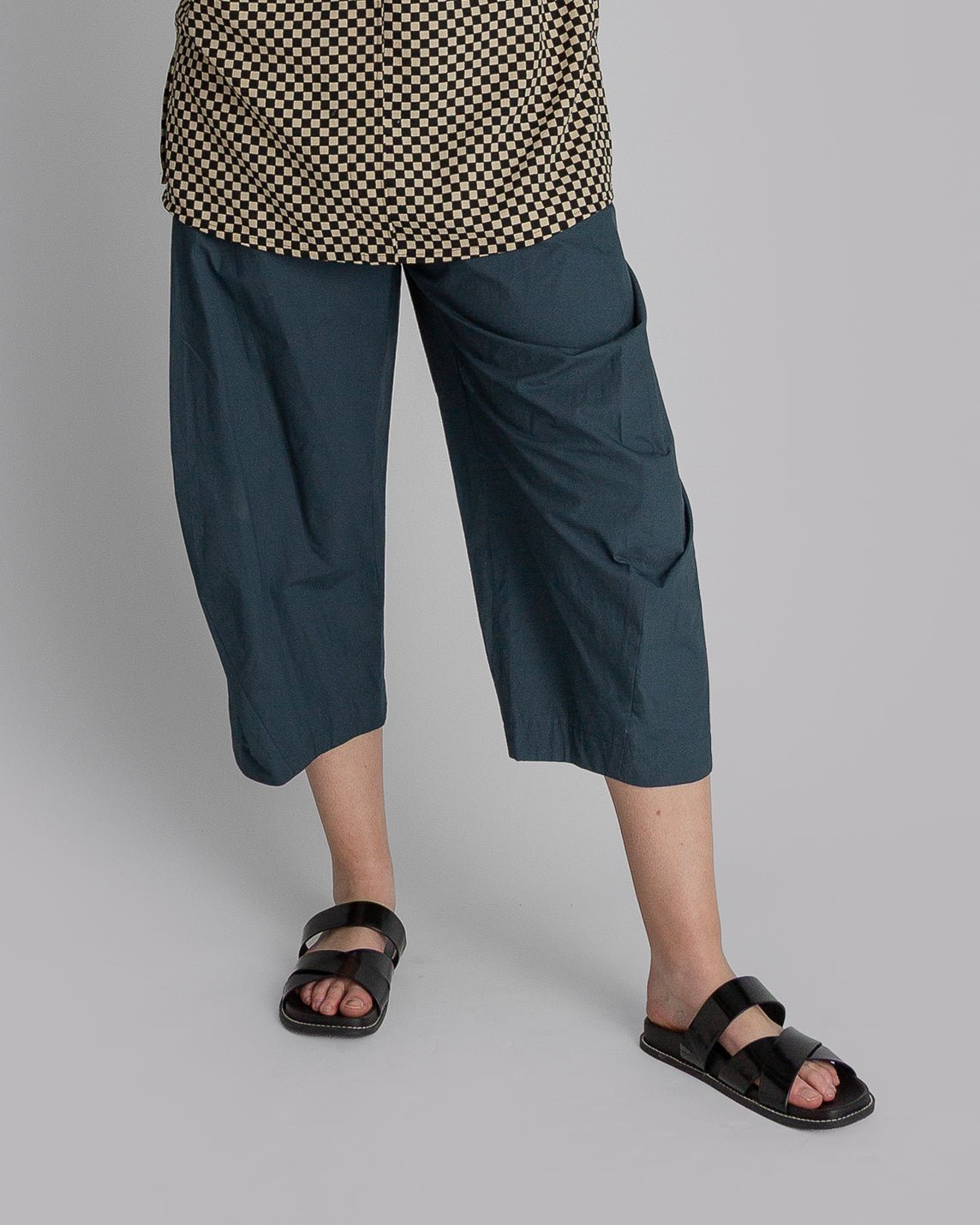Slate Poplin Paris Pant