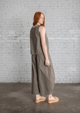 Poplin Drawstring Top