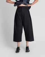 Snap Pant in Black Cotton TwillSnap Pants