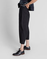 Snap Pant in Black Cotton TwillSnap Pants
