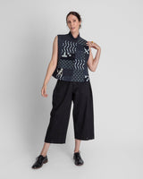 Snap Pant in Black Cotton TwillSnap Pants