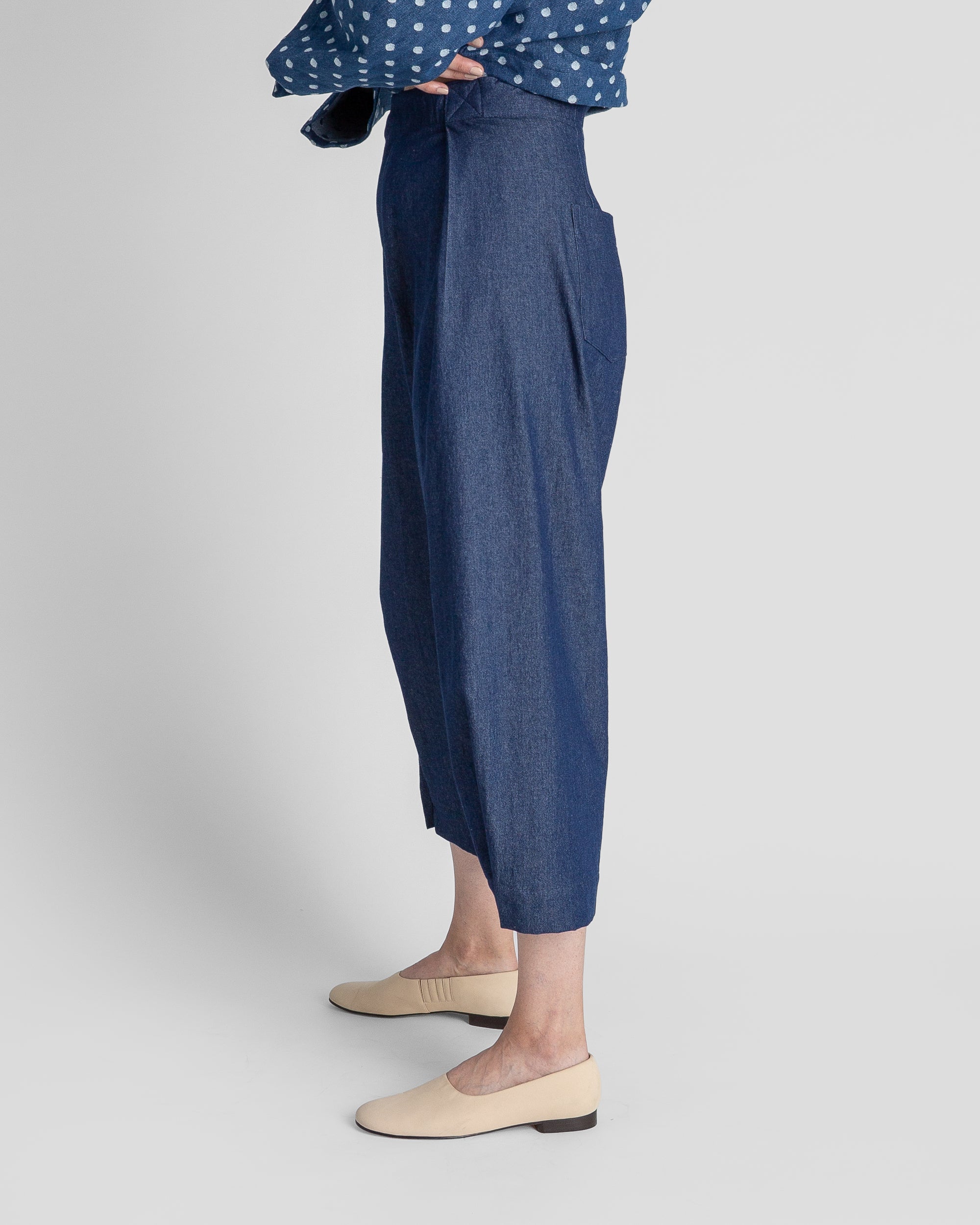Snap Pant in Japanese Cotton Denim