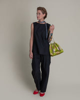 Solstice Top in Black Cotton PoplinSolstice Tops